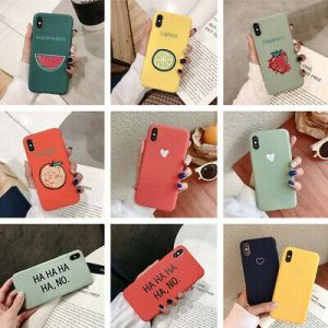 Fashion Life Style Phone Cases    For iPhone XS Max XR X 8 7 6s+ Cute Pattern Slim Soft Silicone Rubber Case Cover