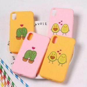 Fashion Life Style Phone Cases    Cute Avocado  Love Heart Phone case iPhone 11 Pro 6 6S 8 8Plus X 7 7Plus XS Max